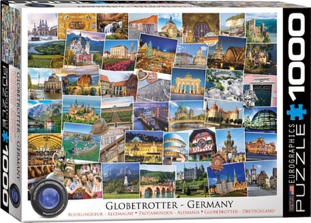 Eurographics puzzel Germany - Globetrotter - 1000 stukjes.