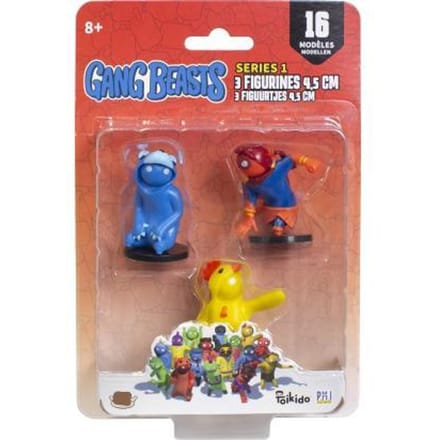 Gang Beasts 3 figuren 4.5cm
