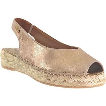 Dames espadrille met open neus van glanzend leer | ERICA-AS