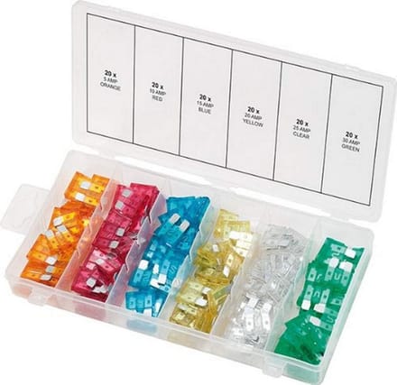 Assortiment Automotive Zekeringen 120-dlg voor Professionals