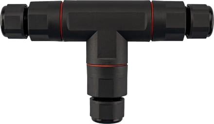 Pro T-piece Kabelverbinding IP 68 - Zwart
