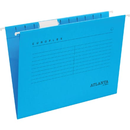 Hangmap Djois Euroflex recycled A4 V-bodem blauw 25 stuks