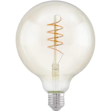 EGLO LED spot G125 Globe 4W/822 270 lumen clear 3-step dimmable E27