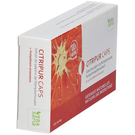 Vera Sana Citripur Caps 40 Omhulde tabletten