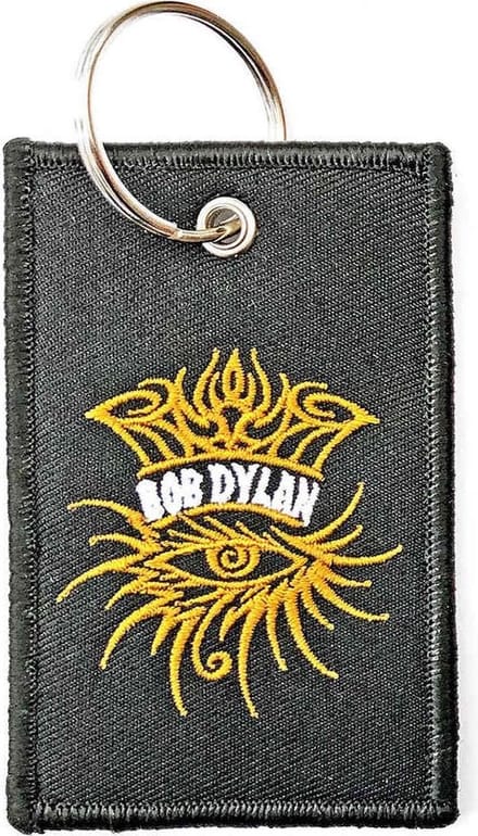 Bob Dylan - Eye Icon Sleutelhanger - Zwart