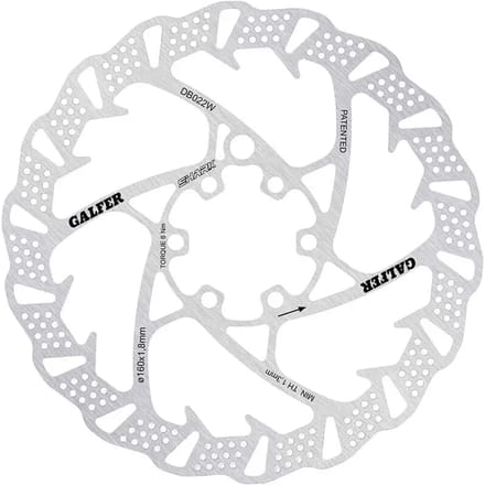Galfer Wave Shark 6b 1.8 Mm Remschijf Zilver 160 mm