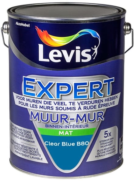 Levis - Expert Muur Binnen Mix - Clear Blue B80 - Mengverf - 5 L