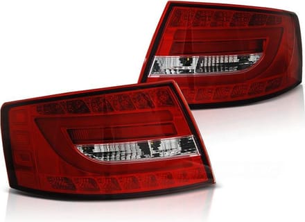 Achterlichten AUDI A6 C6 SEDAN 04 04-08 ROOD HELDER LED 7PIN