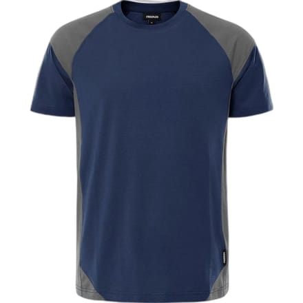 Fristads Heavy T-shirt 7046 GTM - Marineblauw/Grijs - 2XL