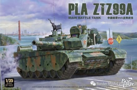 Border Model Modelbouwpakket Militaire voertuigen - BT022 PLA ZTZ99A Chinese Main Battle Tank Plastic - 1:35 - Modelbouw
