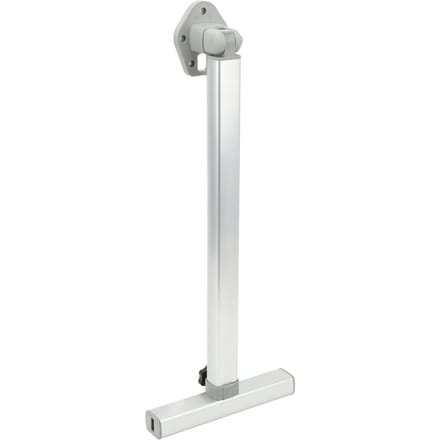RV Opvouwbare Bar Ondersteuning 590 tot 775mm Hoogte Verstelbaar Heavy Duty T Bar Geanodiseerde Tafelondersteuningspoten white