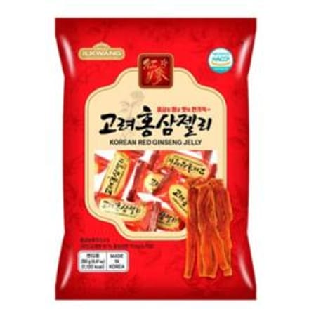 Bonbons gélifiés à la gelée de ginseng rouge de Corée de la confiserie Ilkwang, 280 g (3 Options) 1PCS beige