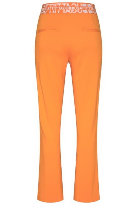 Bugatti Damen Casual broek met vouw