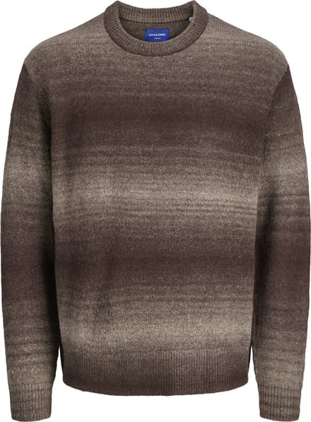 JACK&JONES - JORMEADOWS KNIT SPACE DYE CREW NECK - Heren - Gebreide truien