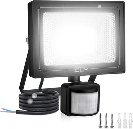 Krachtige LED Buitenlamp met Bewegingssensor 25W Koudwit IP66