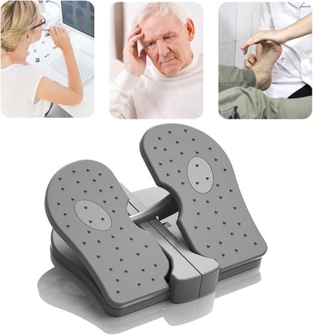 Voetstepper Machine - Mini Trainer - Thuis Fitness - Opvouwbaar Ontwerp - Compact Formaat - Koel Grijs