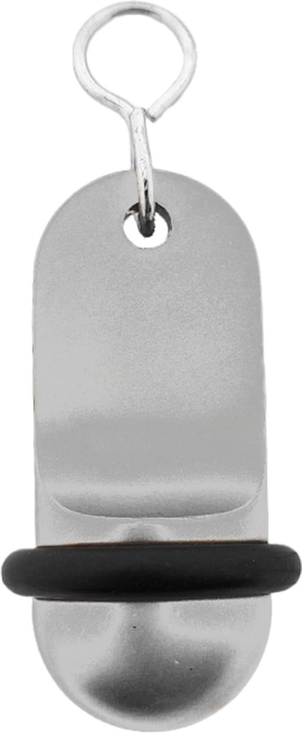 CombiCraft Mini Classic hotel sleutelhanger zilver- 60x25mm - 5 stuks