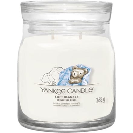 Yankee Candle - Soft Blanket Medium Geurkaars - 50 branduren - 2 lonten