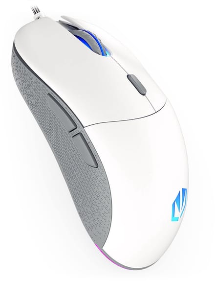 ENDORFY GEM Plus Onyx White muis Gamen Rechtshandig USB Type-C Optisch 19000 DPI