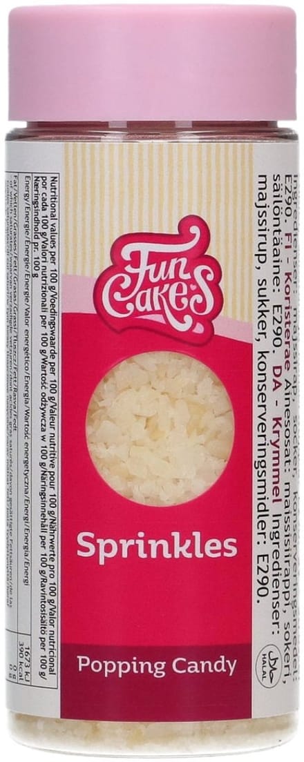 FunCakes Suikerdecoraties - Knettersuiker - 70g - Eetbare Taartdecoratie