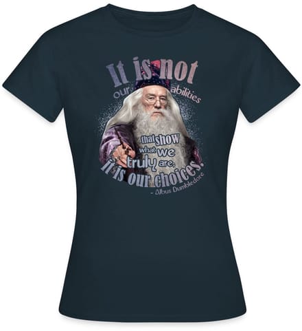 Harry Potter Albus Dumbledore Citaten T-Shirt Dames
