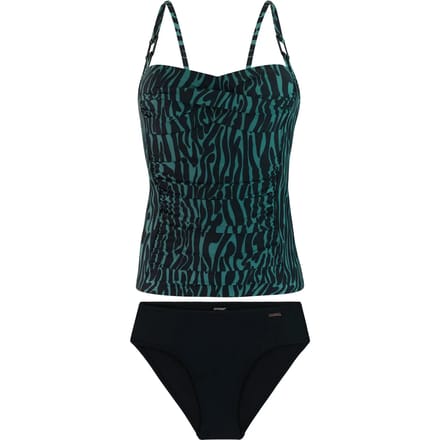 Protest PRTOnce - Tankini set Dames - B&C-cup - Vaste vulling - Hoge taille - Volledige dekking - Groen
