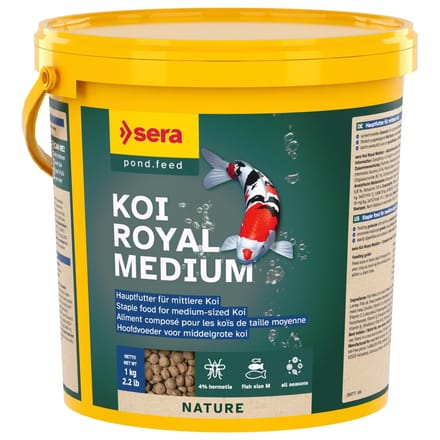 3,8 L Koi Royal Medium Granulaat Sera Hoofdvoer voor Koikarpers