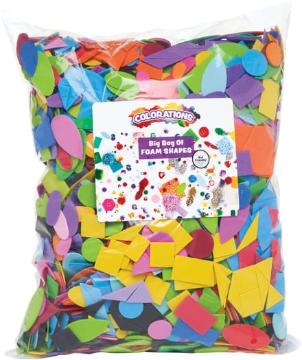 Colorations - Foam Shapes in Bag 4475pcs.