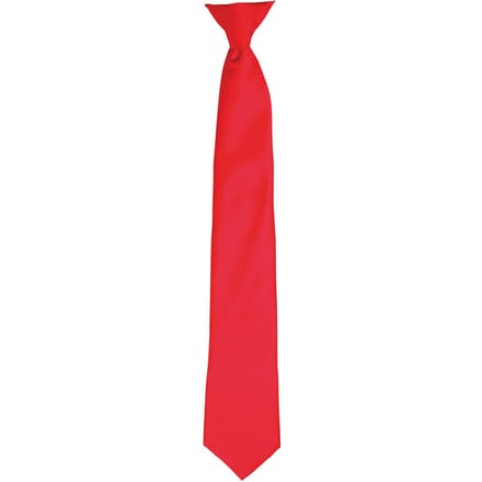 Premier Satijnen stropdas voor volwassenen (Aardbeienrood)