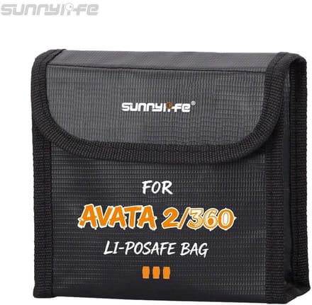 LiPo Safe Bag voor DJI Avata 2 / 360 - 3 accu's