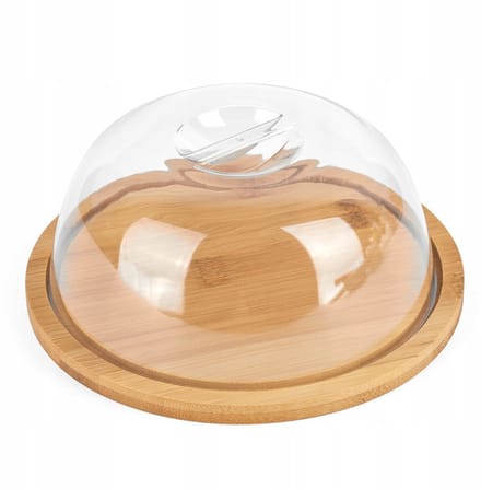 Bamboe snijplank met hoes, 18,8 cm
