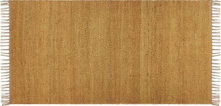 LUNIA - Jute vloerkleed - Mosterdgeel - 80 x 150 cm - Jute