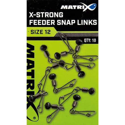 wartels Matrix X-Strong Feeder Snap Links