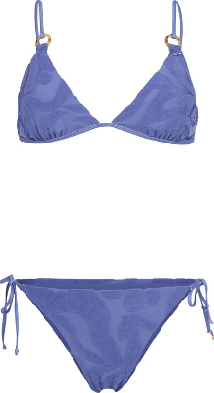 Brunotti - Sunanda-Jacquard - Bikini Marlin Blue - Triangel Bikini Set Dames - Small Coverage - 44
