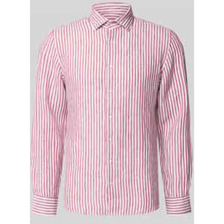 slim fit zakelijk hemd met kentkraag