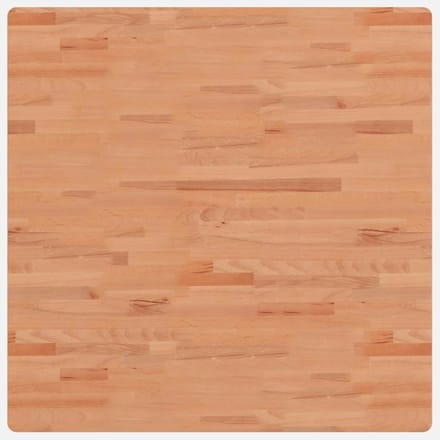 Vierkant Massief Houten Tafelblad Beukenhout 90x90 cm