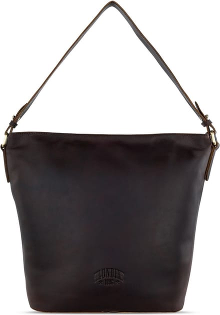 KLONDIKE 1896 Schoudertas Rush Samanta Ladies Bag Darkbrown Donkerbruin