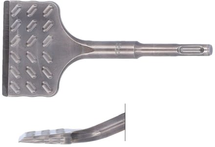 Rotec TEGELBEITEL SDS+ GEBOGEN V-BREAKER 75X165MM