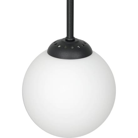 Milagro Lighting Plafondlamp Archie, zwart, lengte 68 cm, metaal, 2-lamps.