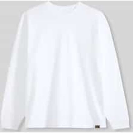 relaxed fit shirt met lange mouwen van puur katoen