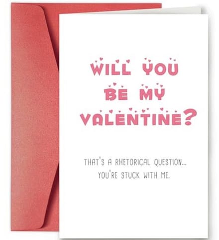 Grappige Valentijnsdag kaart - Hilarisch cadeau voor hem en haar