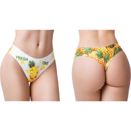 M Memème String -M- FRESH SUMMER PINEAPPLE Multicolours