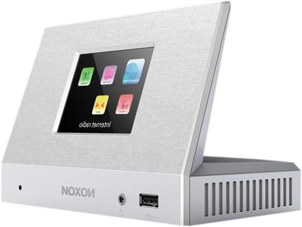 Internetradio Audio-adapter - Muziekstreamer DAB+ - Muziek Luisteren - Spotify Connect Bluetooth - 32 inch display - Zilver