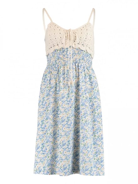 Hailys zomerjurk voor dames - Offwhite Flower - S