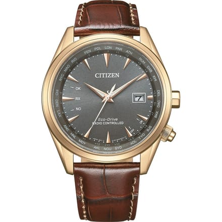 Citizen CB0273-11H Horloge - Leer - Bruin - Ø 42 mm