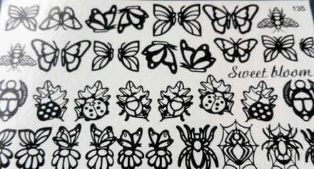 Korneliya Folie Decal 135 Zwart