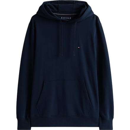 Tommy Hilfiger heren hoodie katoen - donkerblauw