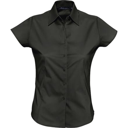 SOL'S Women´s Stretch-Blouse Excess Short Sleeve L630 - Black - XXL