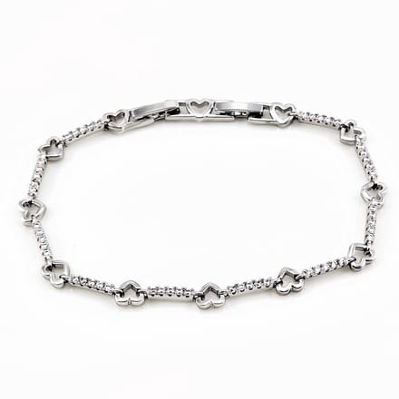 XUPING Gerhodineerde Harten Armband