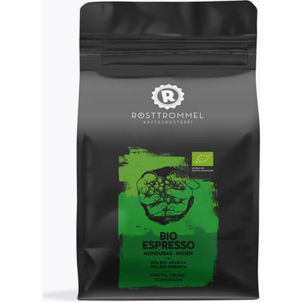Rösttrommel Kaffeerösterei Rösttrommel Bio Espresso 250g